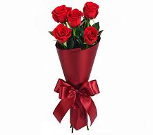 Букет 5 Красных роз Эдлесс Лав в Садовом Воронежской области