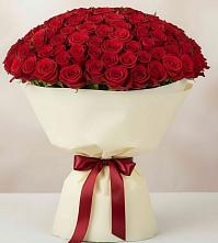 Букет 101 Красная роза Милано #REPLACE_PRED# Садовом Воронежской области