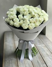 Букет 35 Белых роз в Садовом Воронежской области