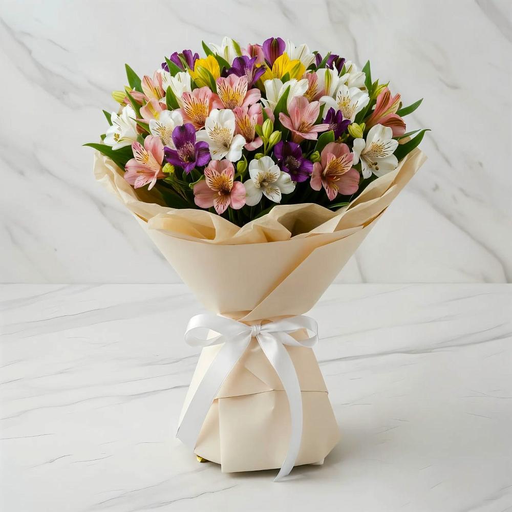 Букет цветов из: Альстромерии в Садовом Воронежской области