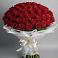 Букет 101 Красная роза Блэк Мэджик в Садовом Воронежской области