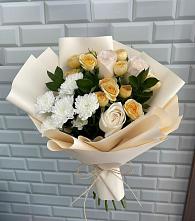 Букет цветов из:  Розы и Хризантемы в Садовом Воронежской области