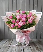 Букет Розовый кустик в Садовом Воронежской области