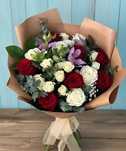 Букет цветов из:  Розы и Альстромерии в Садовом Воронежской области
