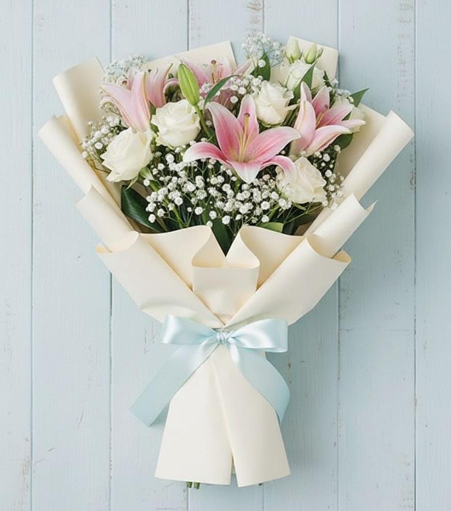 Букет цветов из: Лилии в Садовом Воронежской области