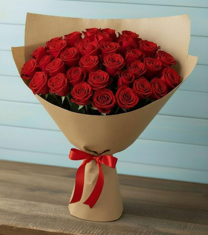 Букет Красные розы Милано в Садовом Воронежской области