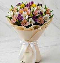 Букет цветов из:  Альстромерии #REPLACE_PRED# Садовом Воронежской области