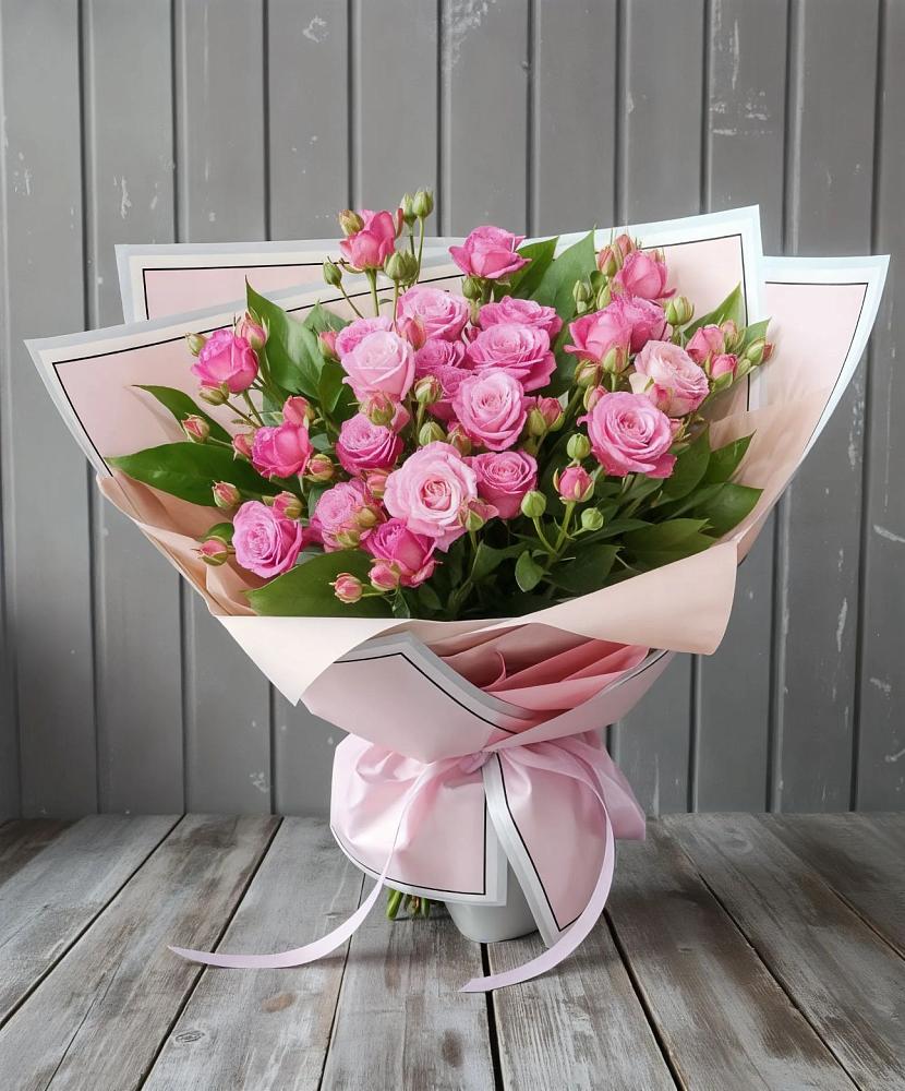 Букет Розовый кустик в Садовом Воронежской области