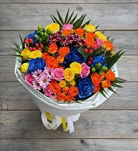 Букет цветов из:  Розы и Хризантемы в Садовом Воронежской области