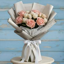 Букет цветов из:  Розы #REPLACE_PRED# Садовом Воронежской области
