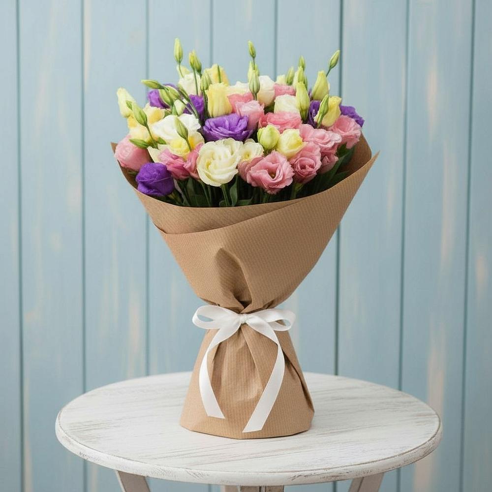 Букет цветов из: Лизиантусы в Садовом Воронежской области