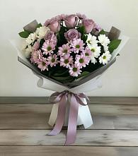 Букет цветов из:  Хризантемы и Розы в Садовом Воронежской области