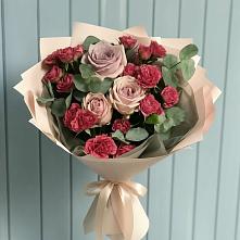 Букет цветов из:  Гвоздики и Розы в Садовом Воронежской области